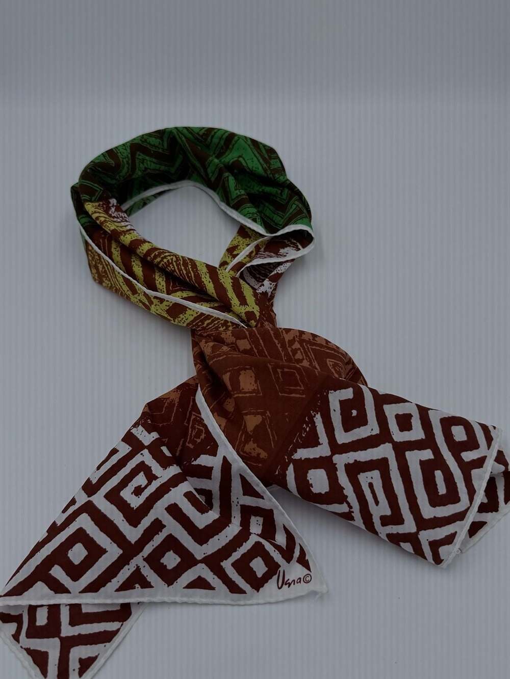 Vera Scarf Geo Multi-Color Geometric Polyester 50x10